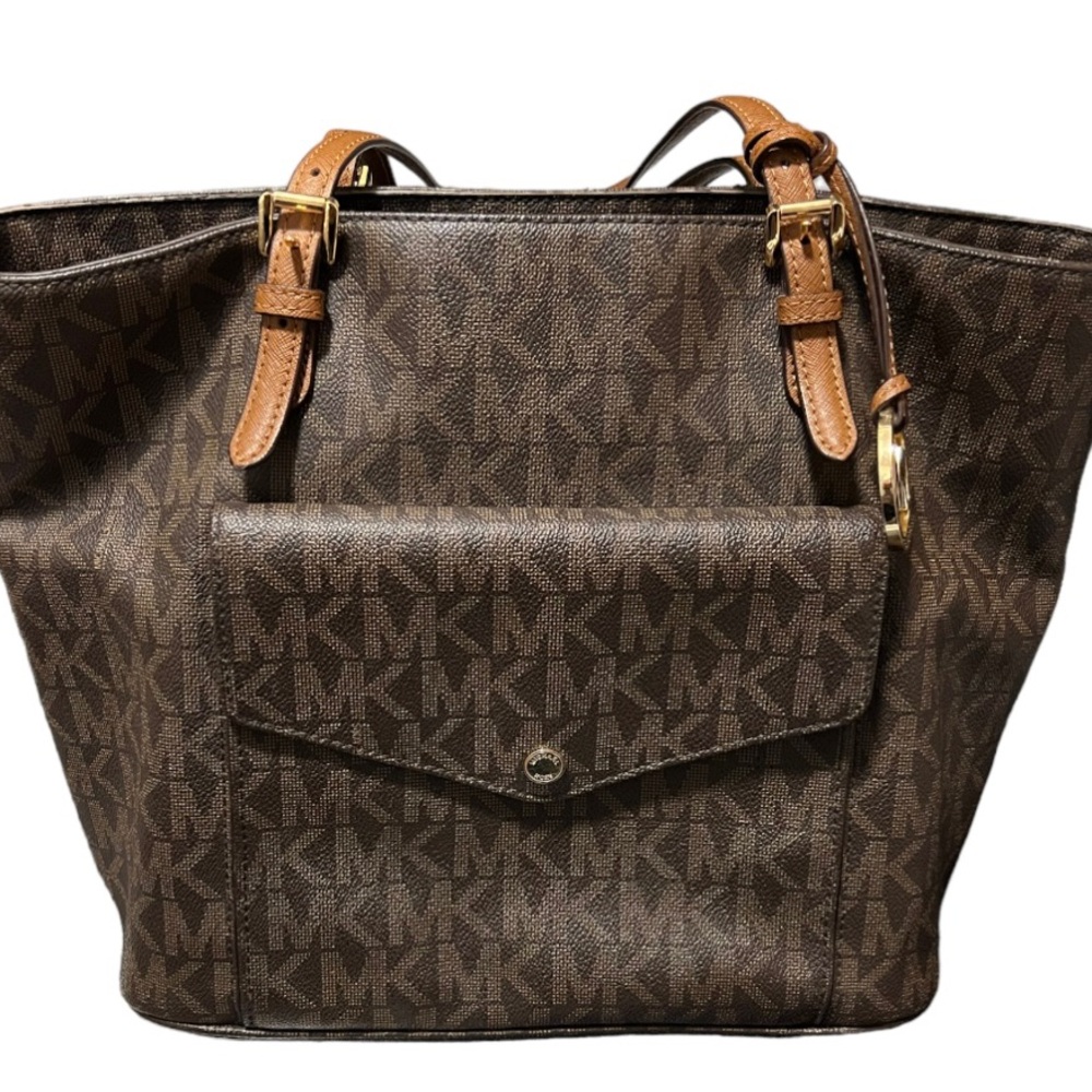 Genuine Michael Kors tote style purse and wallet